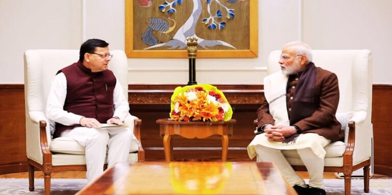 CM Dhami met PM Modi