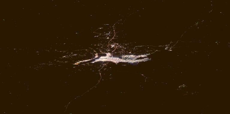Mahakumbh city was visible even from space