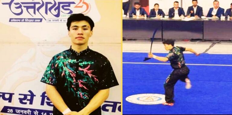 Uttarakhand got its first gold in Wushu