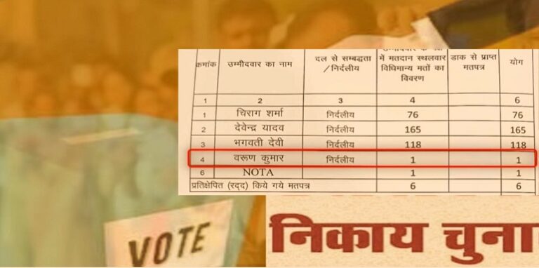 got only one vote