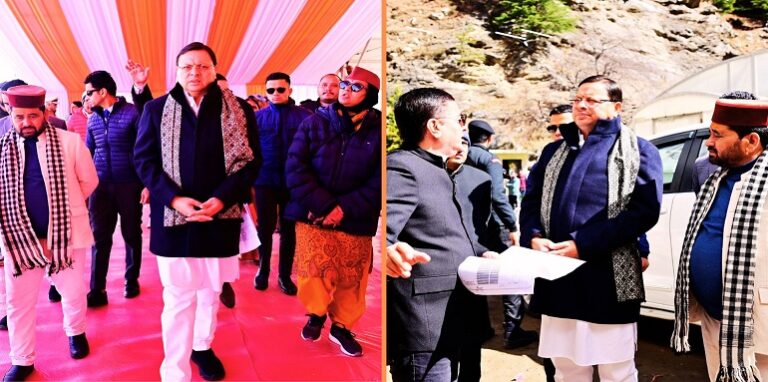 CM Dhami took stock of the preparations before PM Modi's proposed winter visit