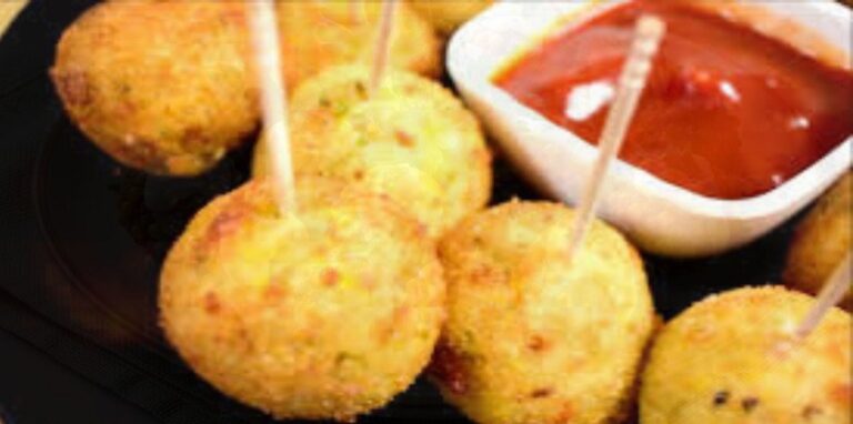 Cheese chili corn balls