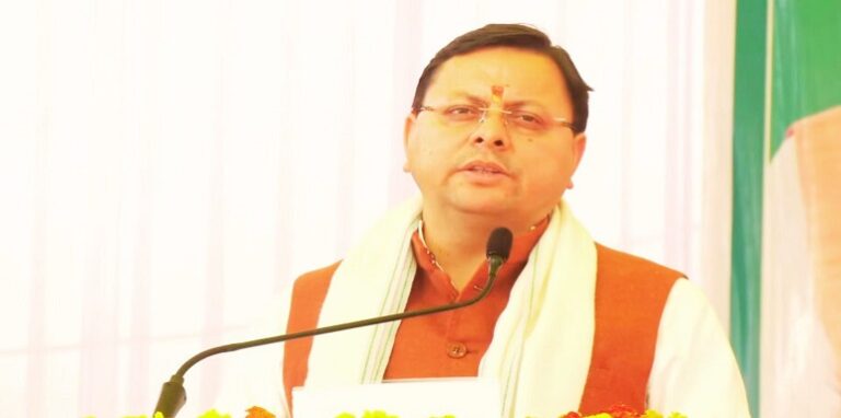 Chief Minister Pushkar Singh Dhami