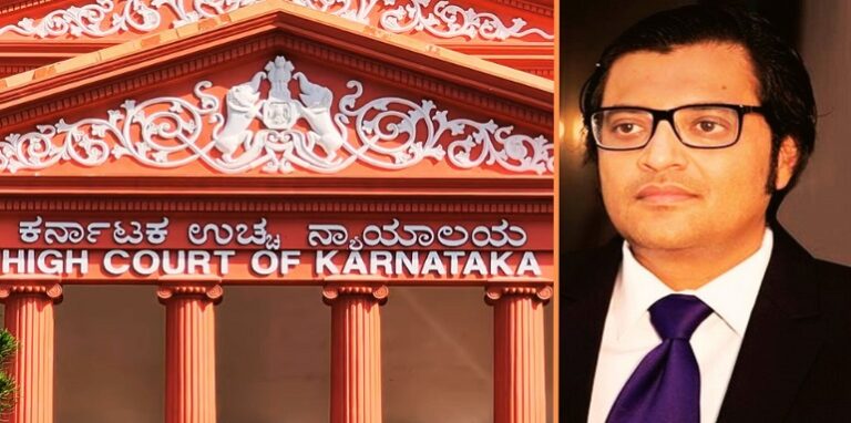 Karnataka High Court Arnab Goswami