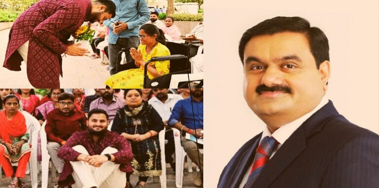 Noble initiative of Gautam Adani's son