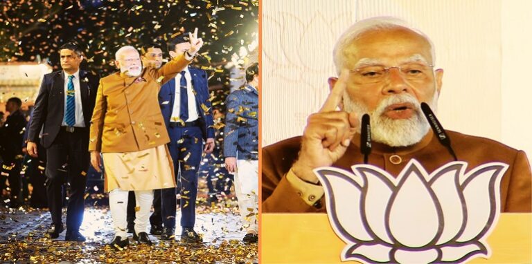 PM Modi reached BJP headquarters