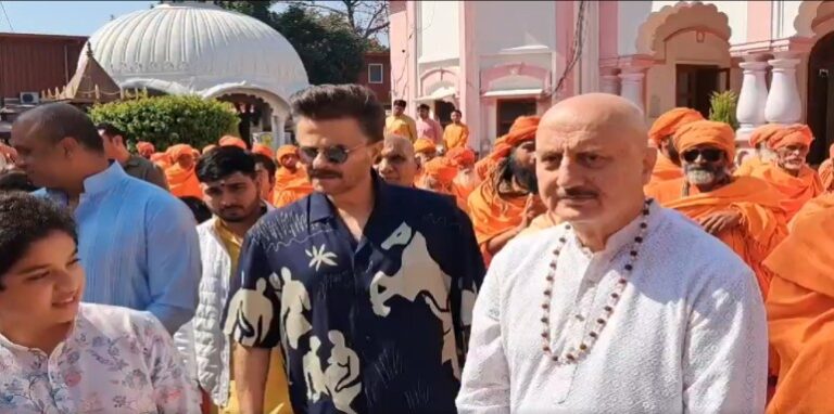 Film actor Anupam Kher & Anil Kapoor