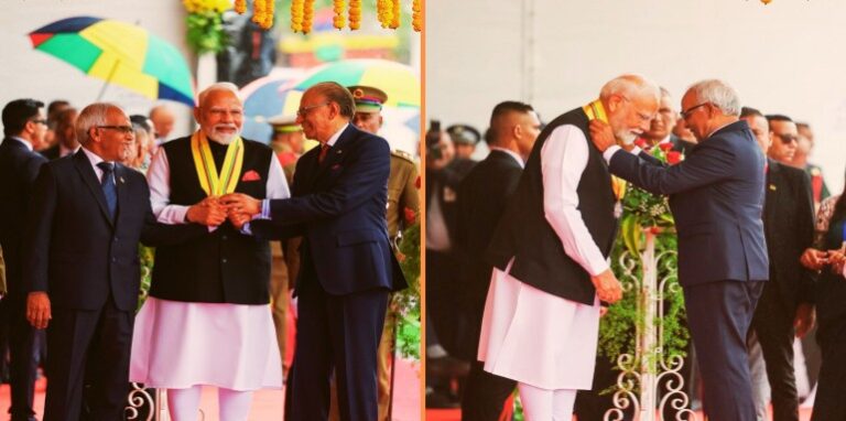 Mauritius confers highest civilian award on PM Modi