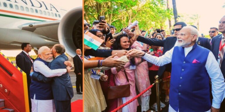 PM Modi arrived in Mauritius