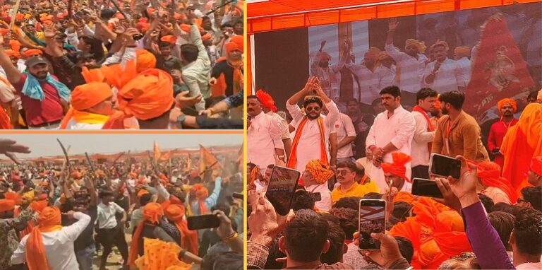 On Rana Sanga's birth anniversary, Karani Sena raised its voice in Agra