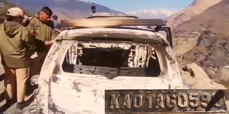 Woman's body found in a burnt ca