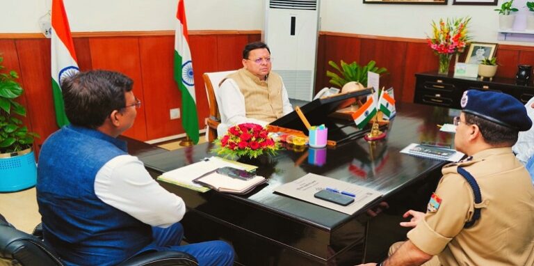 CM Dhami called a high level meeting