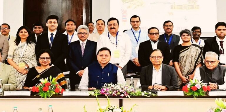 CM Dhami in the 16th Finance Commission meeting