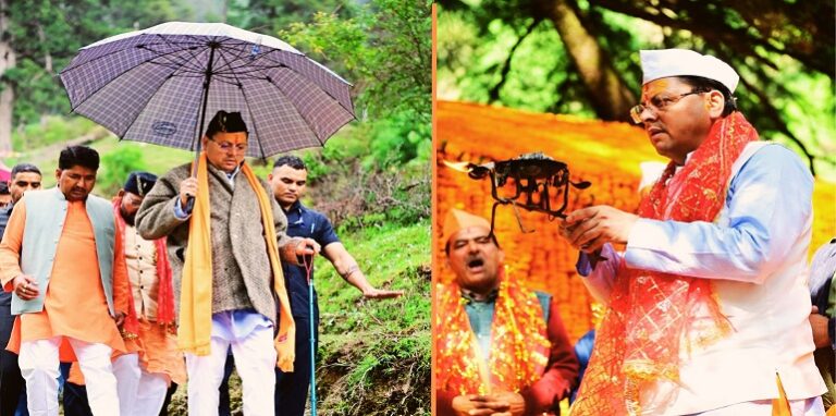 CM Dhami worshiped at Latu Devta