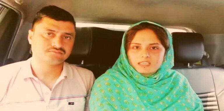 Munir Ahmed and his Pakistani wife