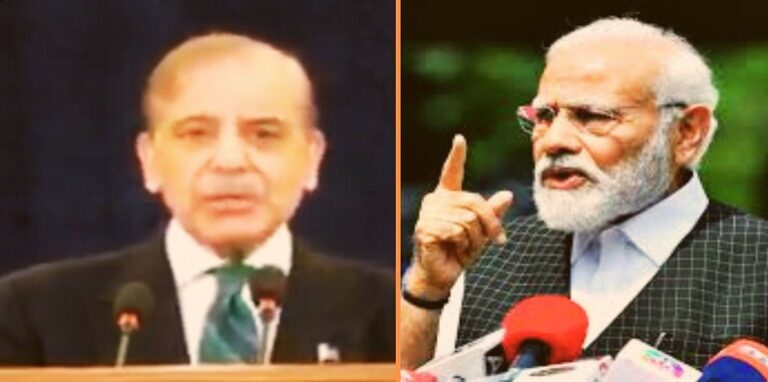 PM Modi and Shahbaz Sharif