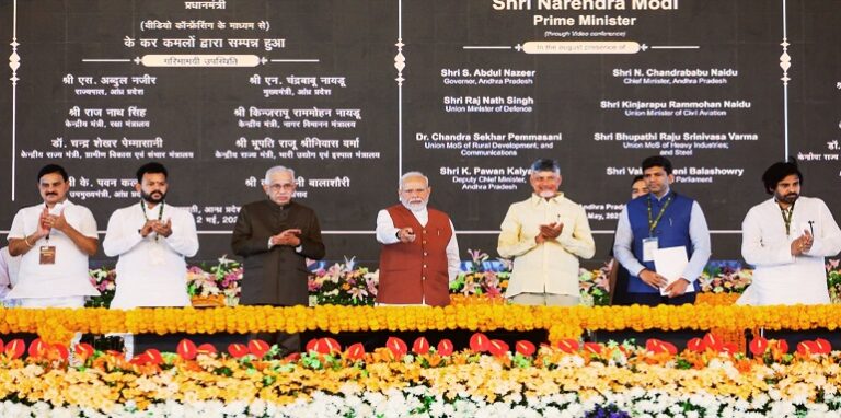 PM Modi gifts development projects worth ₹58,000 crore to Andhra Pradesh