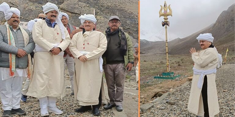 Union Minister JP Nadda visited Adi Kailash