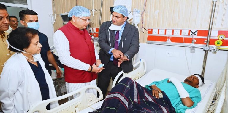 CM Dhami reached AIIMS Rishikesh