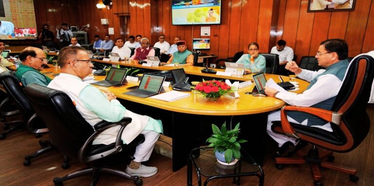 Cabinet meeting chaired by CM Dhami