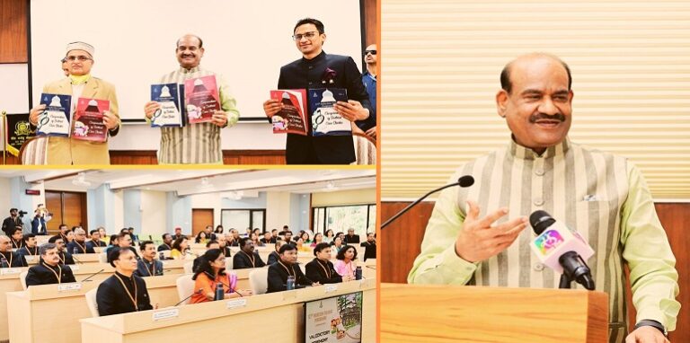 Lok Sabha Speaker Om Birla addressed trainee officers at LBSNAA