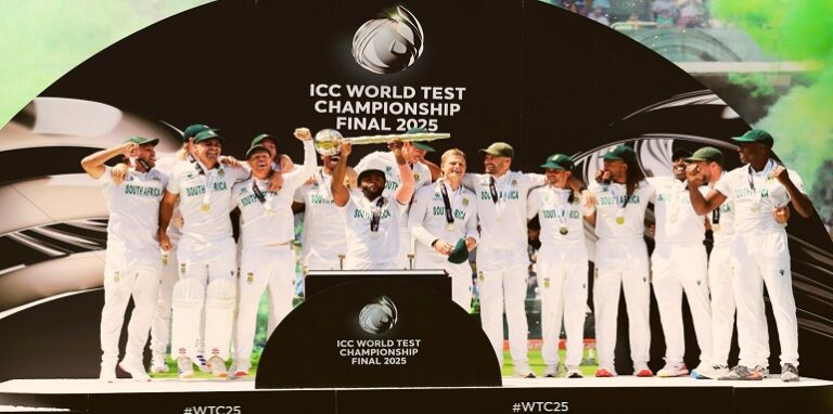 South Africa became the new champion of WTC
