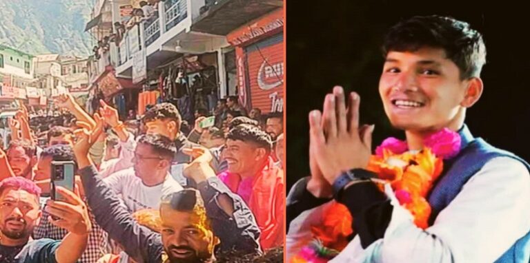 23-year-old Nitin became thegraam pradhaan