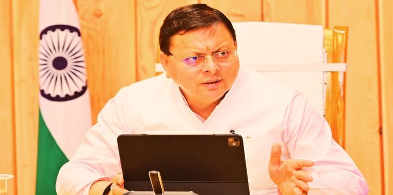 CM Dhami chaired a high-level meeting