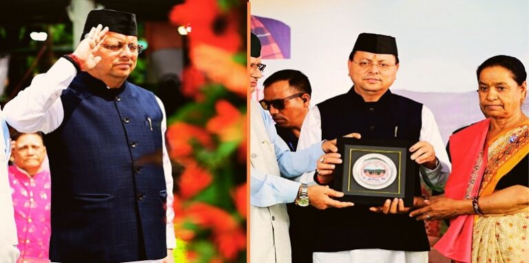 CM Dhami paid tribute to the brave martyrs