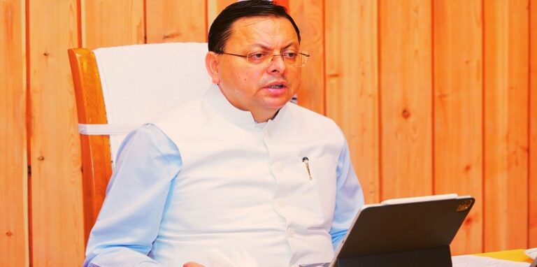CM Dhami gave necessary instructions to district magistrates in a virtual meeting