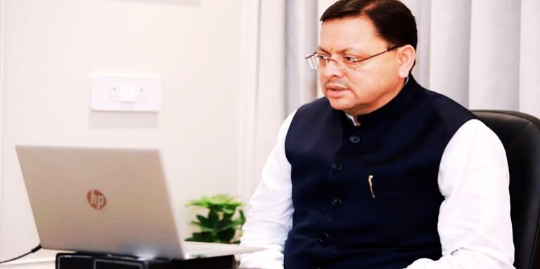 CM Dhami held a high level meeting