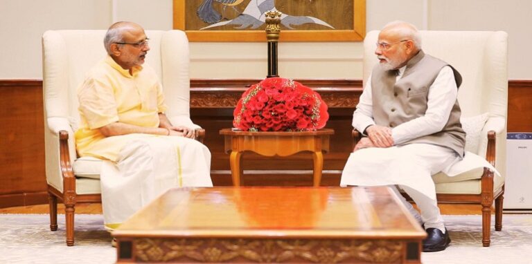CP Radhakrishnan met PM Modi