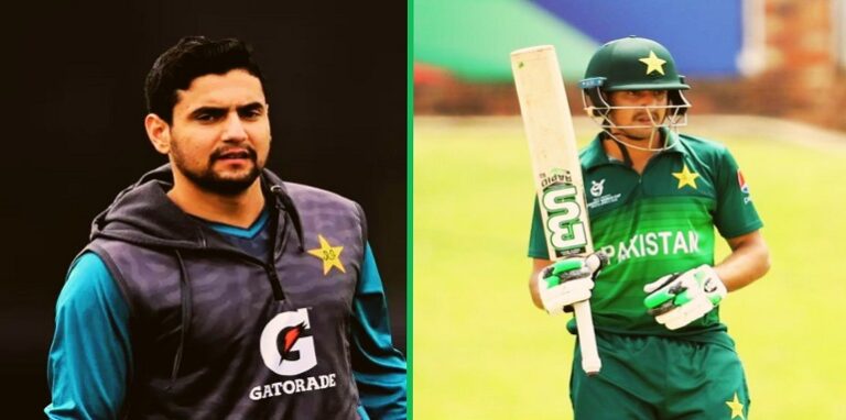 Pakistani cricketer Haider Ali
