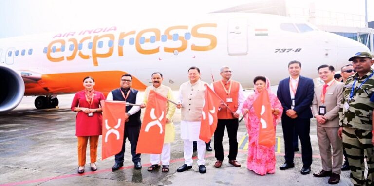 Air India Express started air service from Dehradun to Bengaluru,