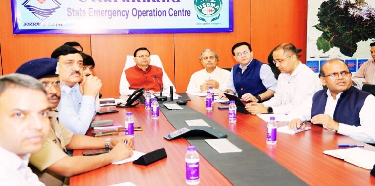 CM Dhami chaired the review meeting