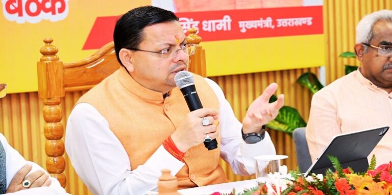 Chief Minister Pushkar Singh Dhami