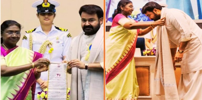 Mohanlal receives the Dadasaheb Phalke Award