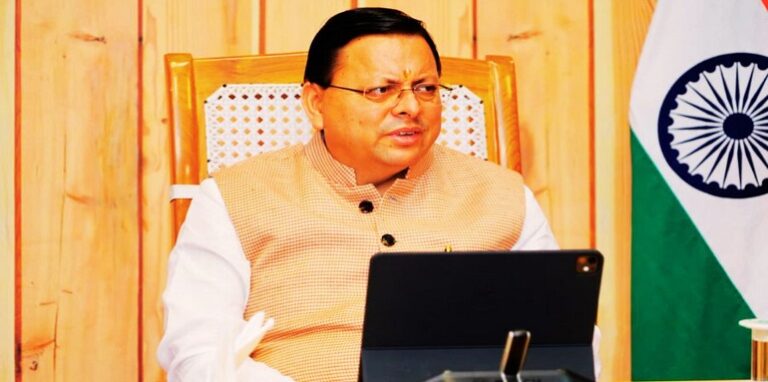 CM Dhami chaired a high-level meeting