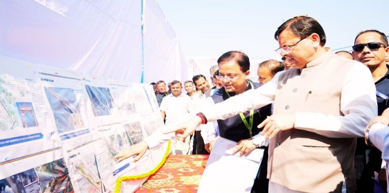 CM Dhami inaugurated the first phase of the Sharda Corridor Project