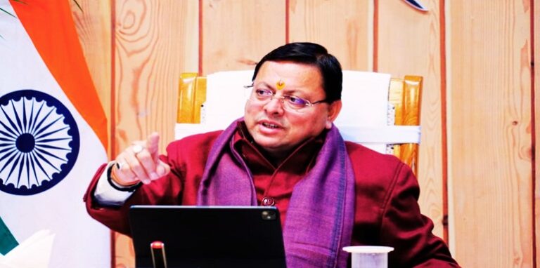 Chief Minister Pushkar Singh Dhami