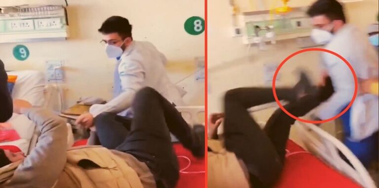 fight between patient and doctor