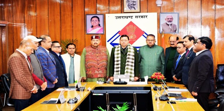 Cabinet meeting chaired by CM Dhami