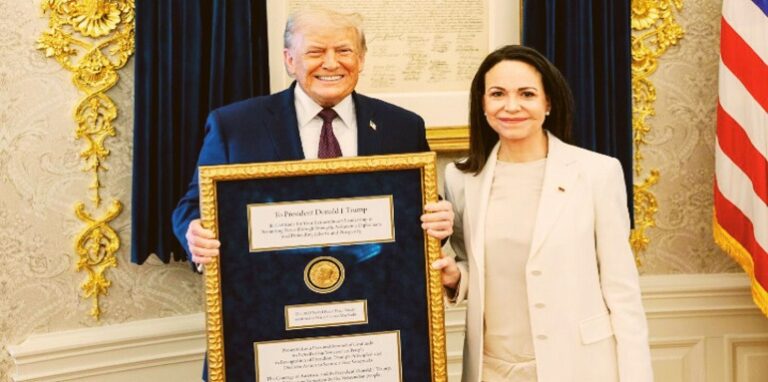 US President Trump & Maria Machado