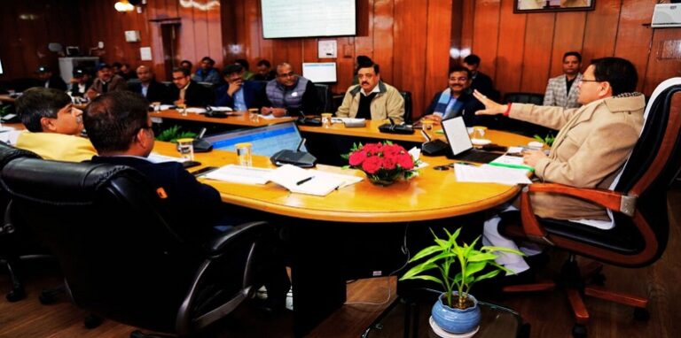 CM Dhami held a review meeting regarding the electricity system
