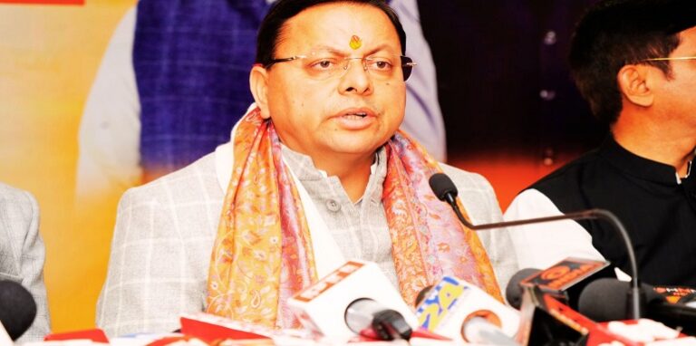 CM Dhami press conference