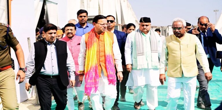 CM Dhami inspected the venue