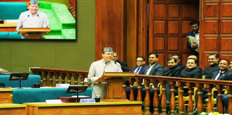 CM Dhami presented a budget