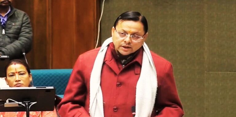 Chief Minister Pushkar Singh Dhami