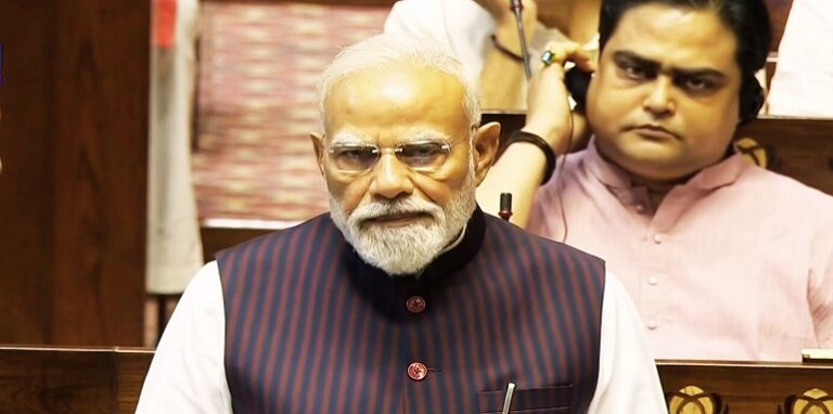 PM Modi's address in Rajya Sabha