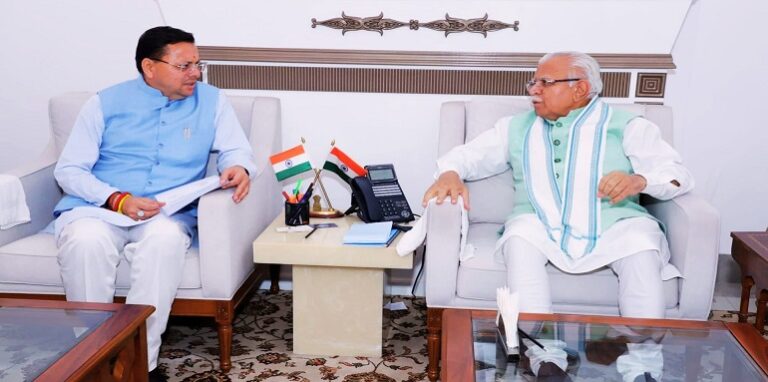 CM Dhami met the Union Energy Minister
